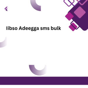 Iibso Adeegga sms bulk