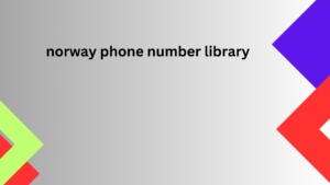 norway phone number library